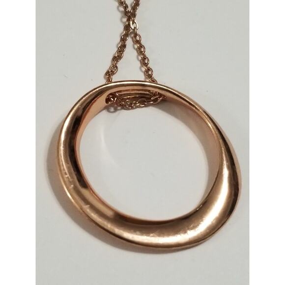 Express Rose gold color 14" necklace with a one inch extension. n247* - Picture 8 of 8
